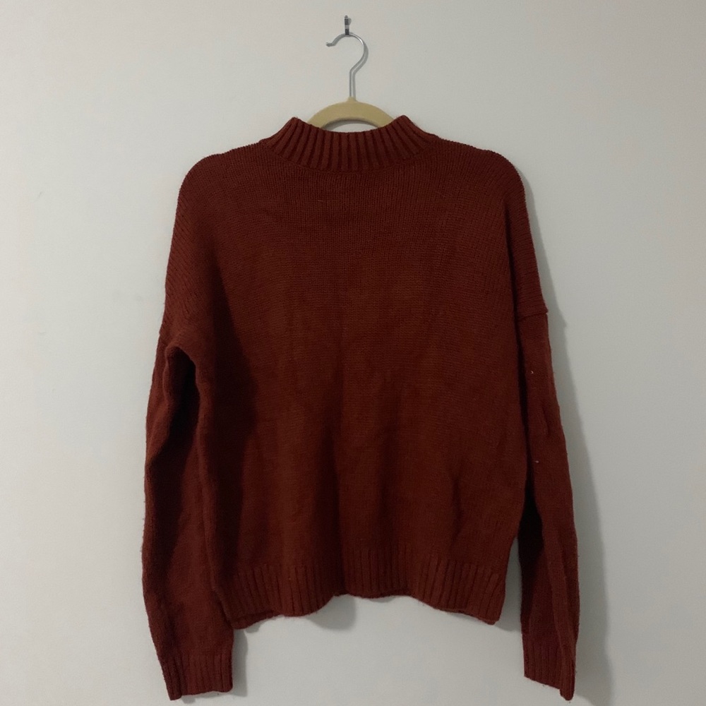 Burnt Orange Turtleneck